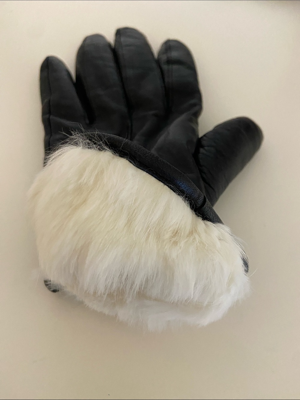 Fratelli Orsini Black Leather Gloves A1 - Picture 3 of 5